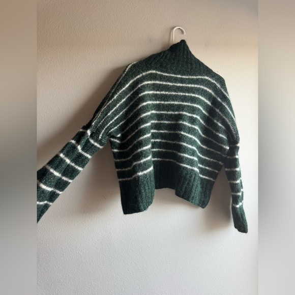 Christy Dawn The Ingrid Sweater in Basil Green Striped Rare Sold Out size M/L - Picture 7 of 7